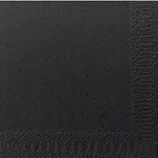 Servietten Duni 24x24 - 2 lg - schwarz - 300 Stck